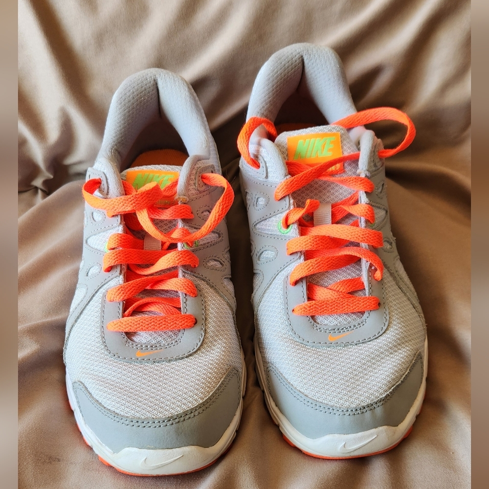 Nike Womens Revolution 2 554900-007 Gray Running Shoes Sneakers Size 9.5M